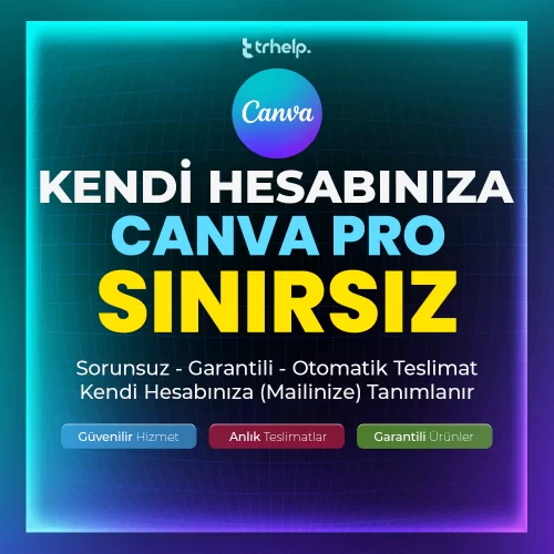  Kendi Hesabınıza✅ ⚡Sınırsız - Canva Pro